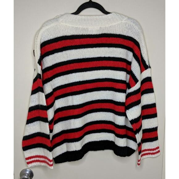 BP (Nordstrom) Button Shoulder Stripe Sweater - Size 1X - NWT - Picture 5 of 7